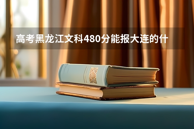 高考黑龙江文科480分能报大连的什么学校？