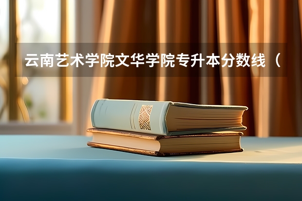 云南艺术学院文华学院专升本分数线（云南艺术学院文华学院美术生录取分数线）